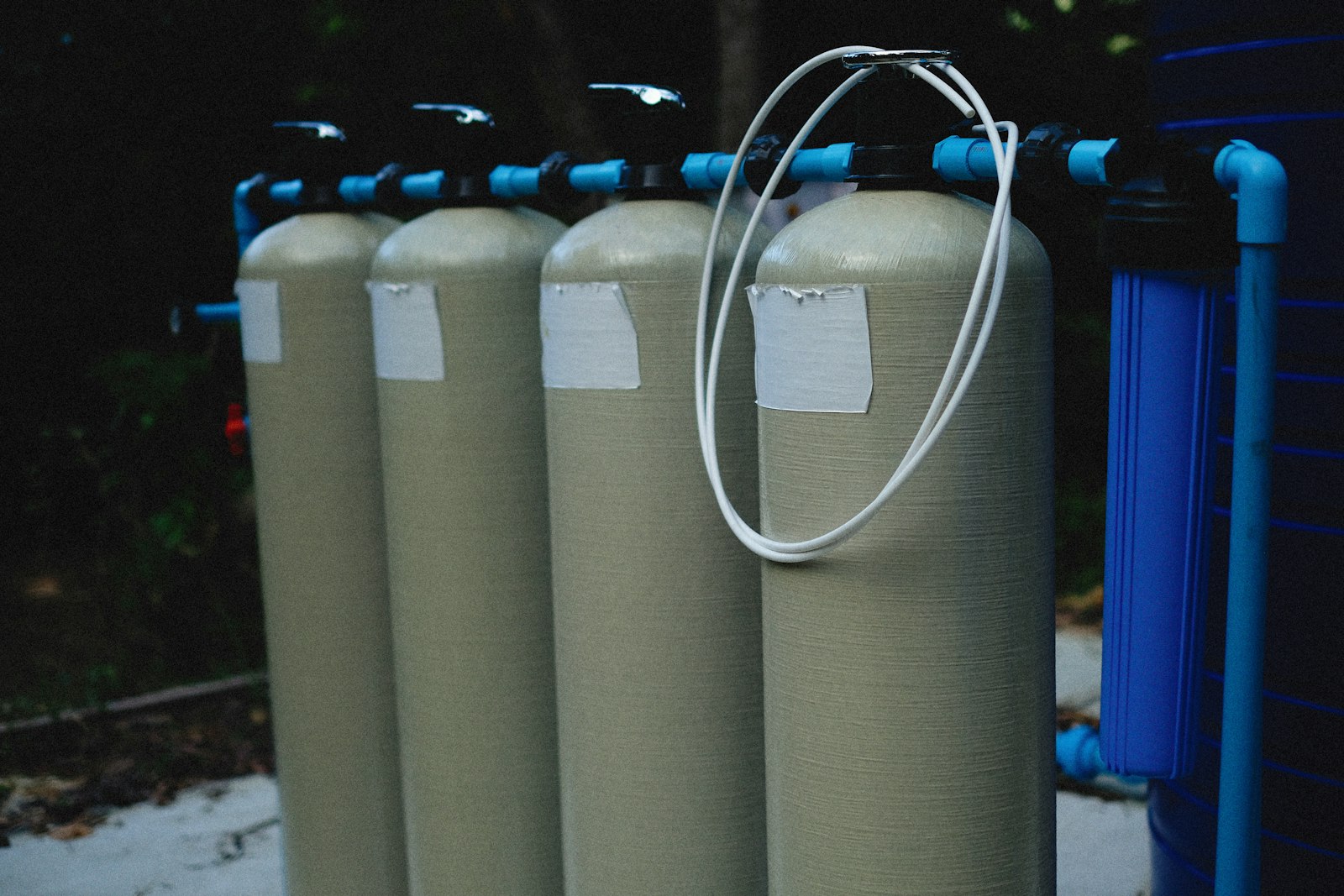 Waterontharder installatie